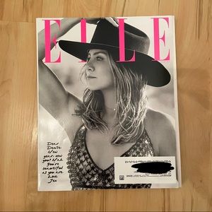 Elle Magazine Jennifer Aniston Cowgirl Cover